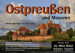 Vortrag Ostpreussen Masuren